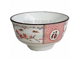 5^CERAMICS BOWL(FUGUI FUMEI)(1PCS)CNY(10062)